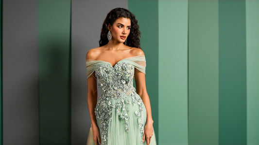 Vestido de Festa Verde Menta