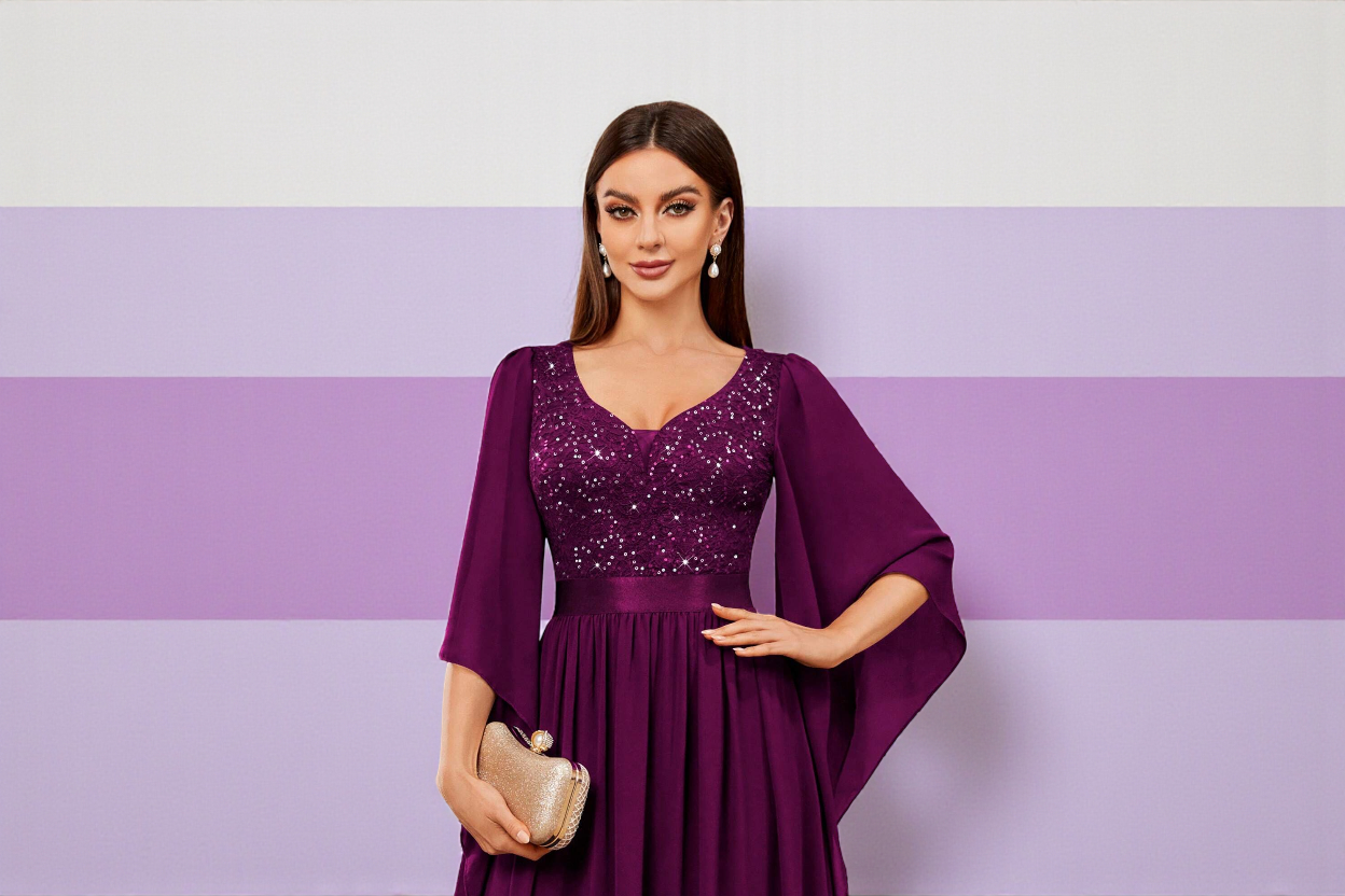 Vestido de Festa Roxo