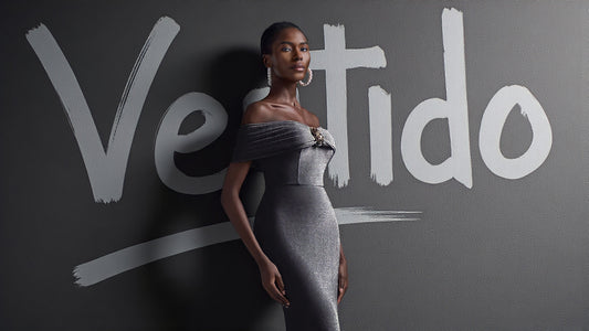 Vestido de Festa Grafite