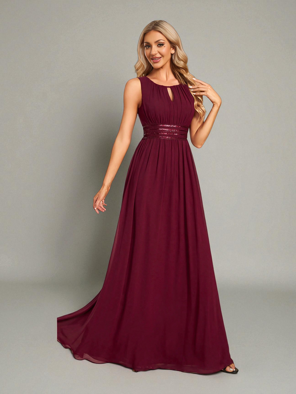 Vestido de Festa Longo Bordado Neide