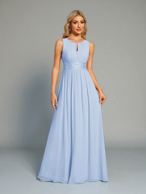 Vestido de Festa Longo Bordado Neide