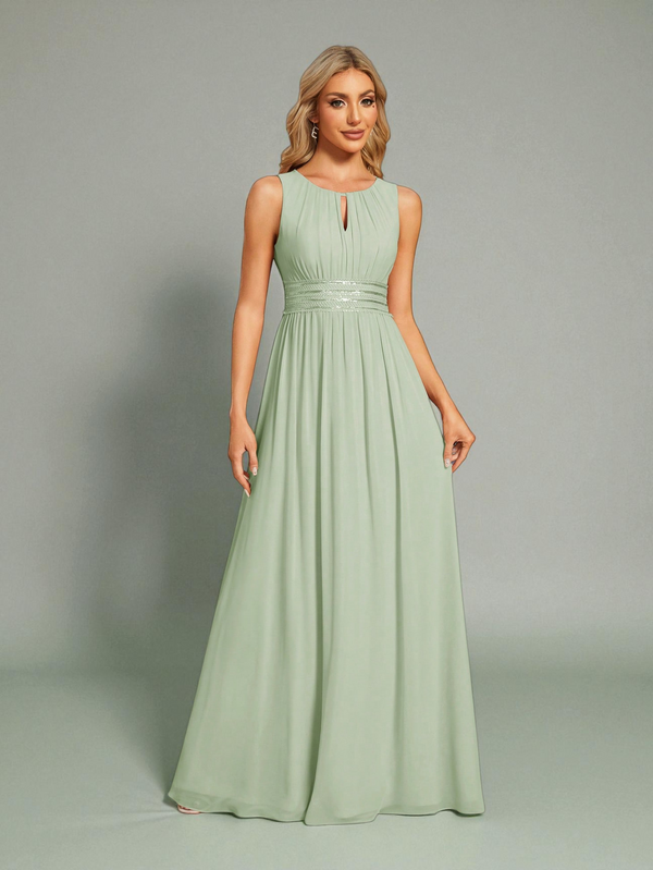 Vestido de Festa Longo Bordado Neide