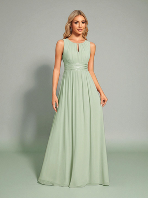 Vestido de Festa Longo Bordado Neide