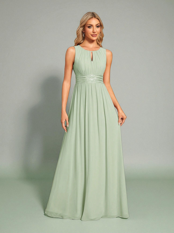 Vestido de Festa Longo Bordado Neide