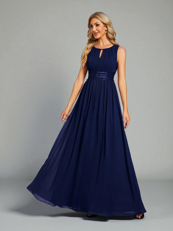 Vestido de Festa Longo Bordado Neide