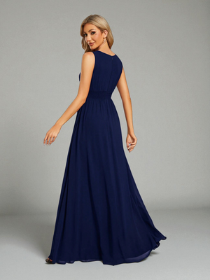 Vestido de Festa Longo Bordado Neide