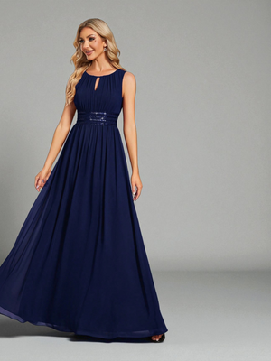 Vestido de Festa Longo Bordado Neide