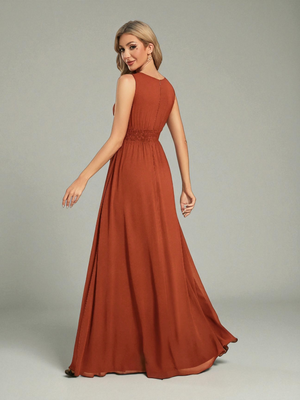 Vestido de Festa Longo Bordado Neide