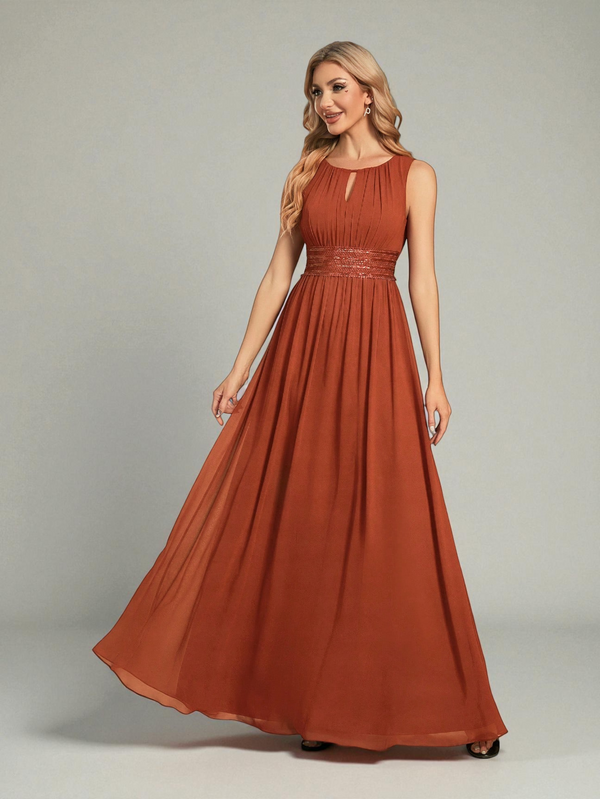 Vestido de Festa Longo Bordado Neide