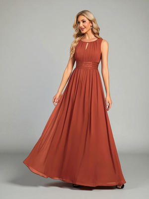 Vestido de Festa Longo Bordado Neide