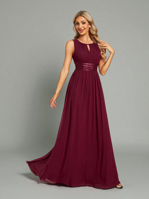 Vestido de Festa Longo Bordado Neide