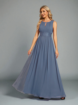 Vestido de Festa Longo Bordado Neide