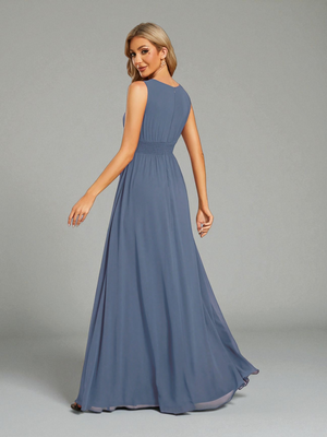 Vestido de Festa Longo Bordado Neide