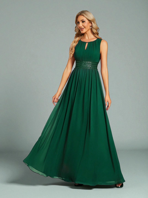 Vestido de Festa Longo Bordado Neide