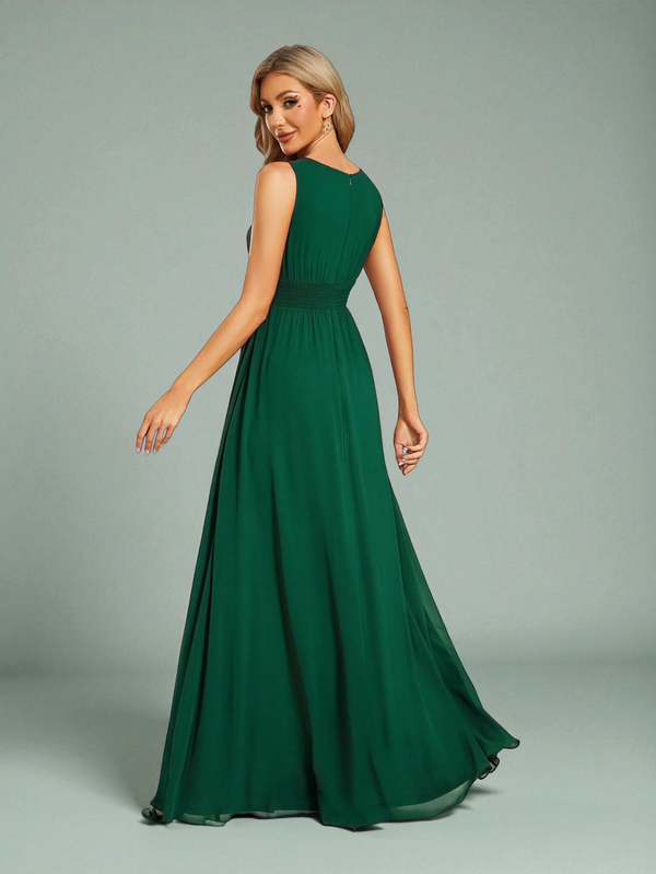 Vestido de Festa Longo Bordado Neide