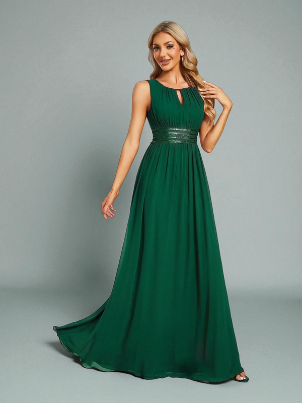 Vestido de Festa Longo Bordado Neide