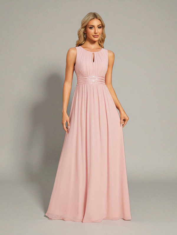 Vestido de Festa Longo Bordado Neide