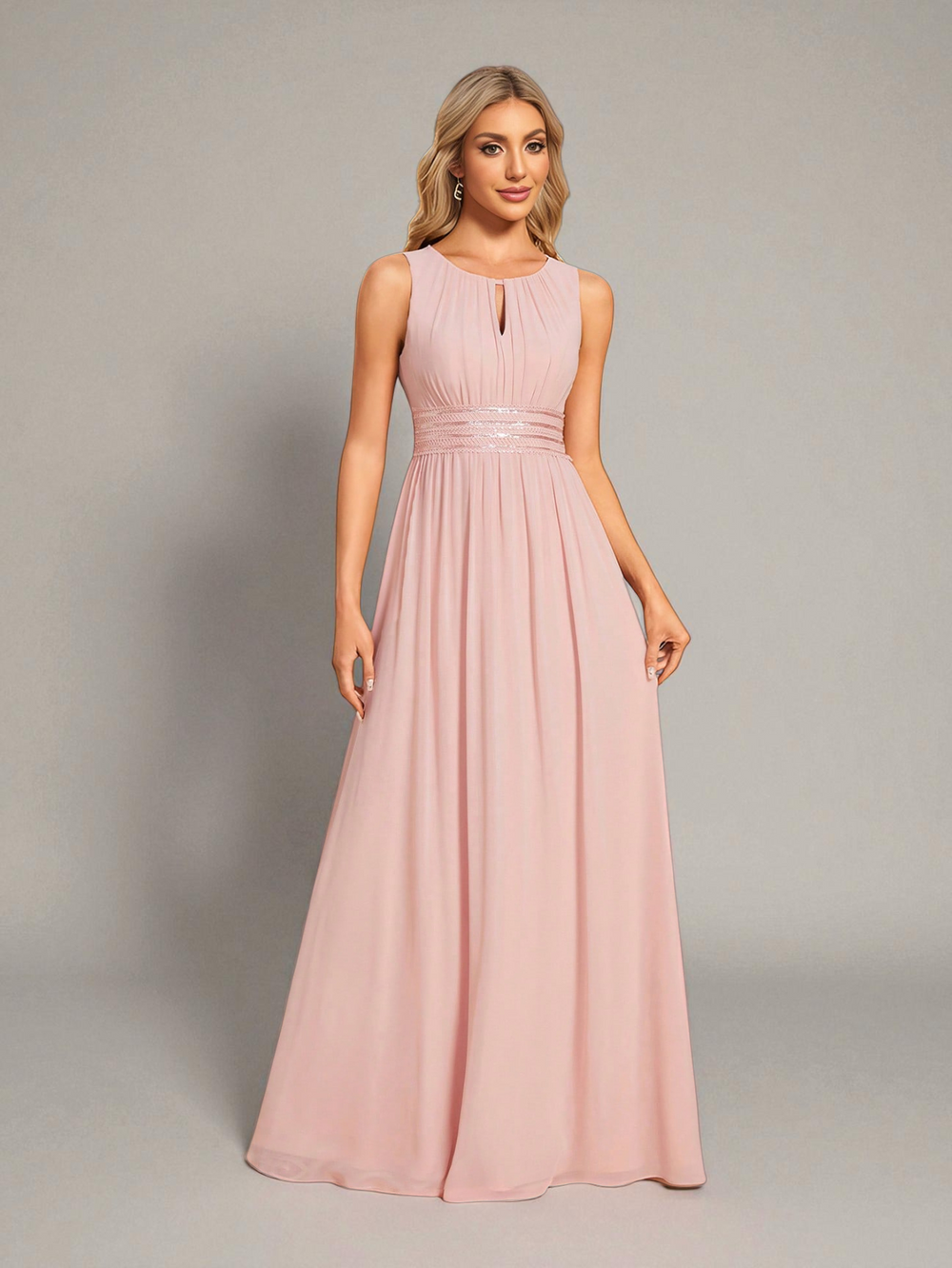 Vestido de Festa Longo Bordado Neide